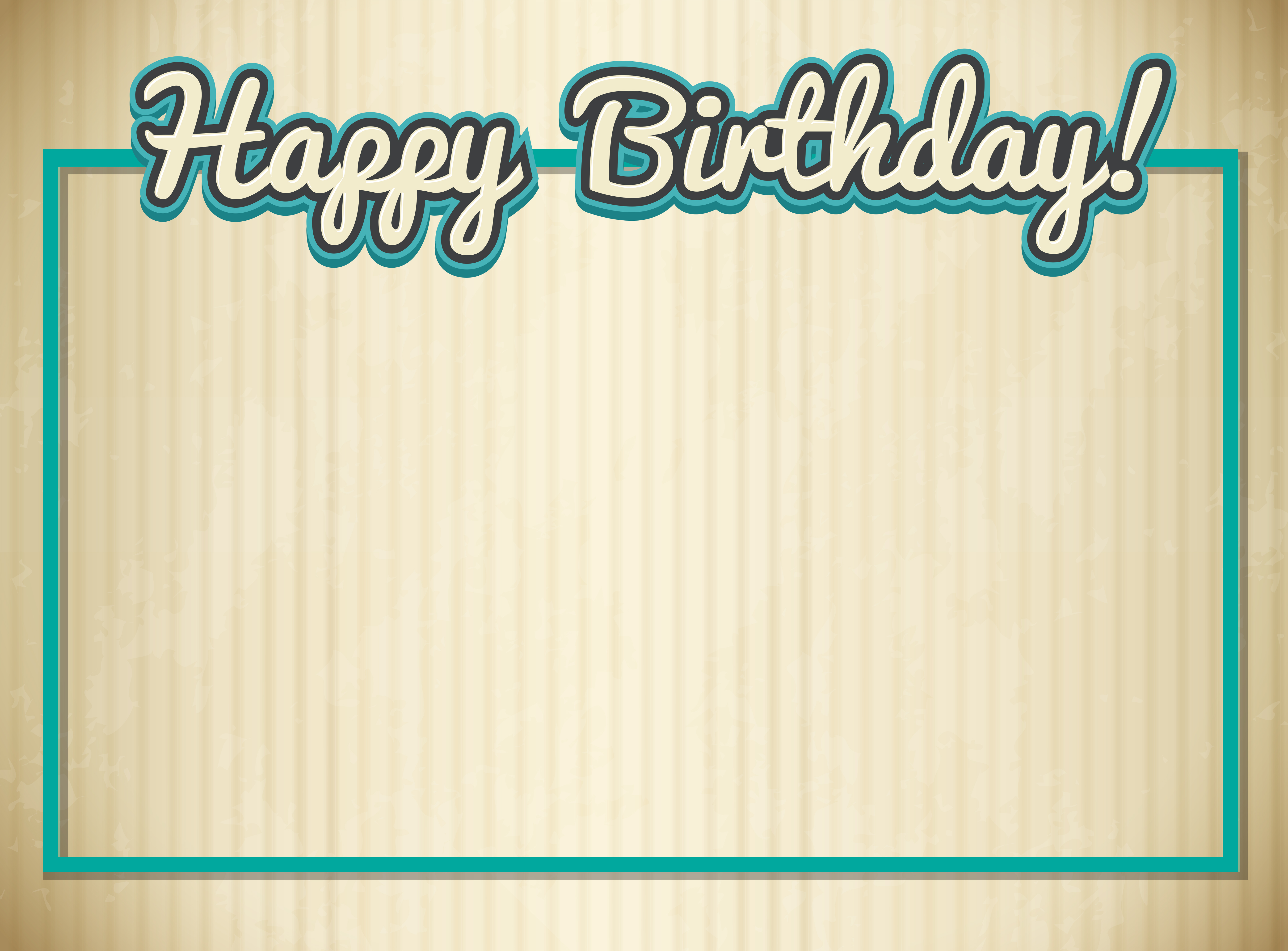  Blank birthday card  template Download Free Vectors 