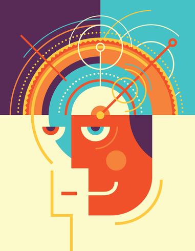 Mental health illustration vector