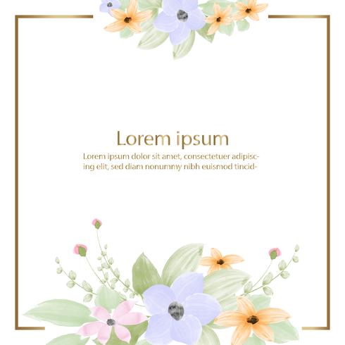 Flores Plantilla plantilla B Capas Floral-pintura-Ink-Media