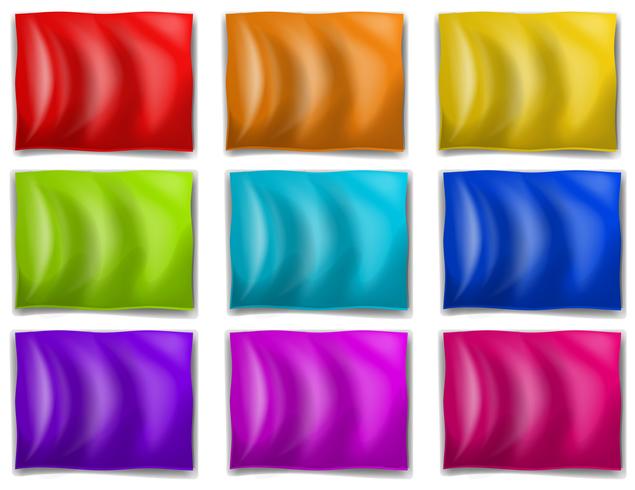 Colourful flags vector