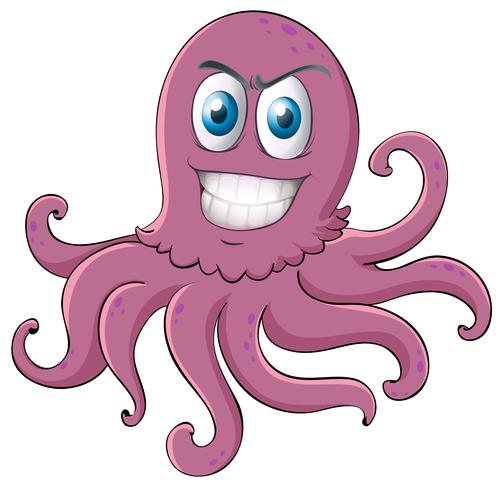 An octopus vector