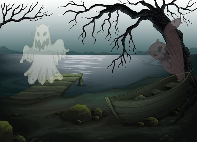 A spooky place vector