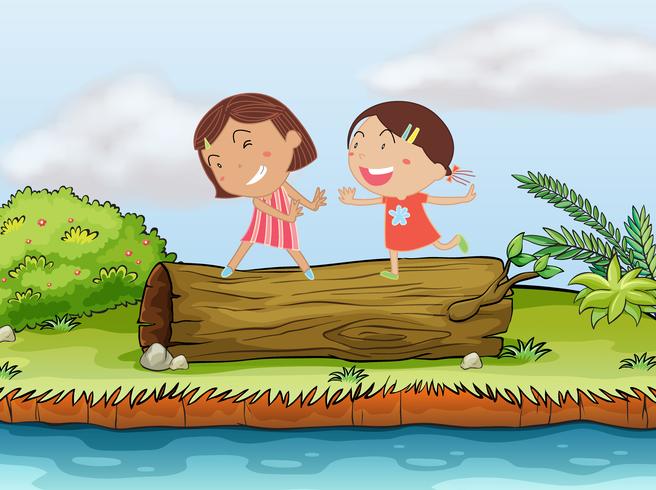 Children and a log vector