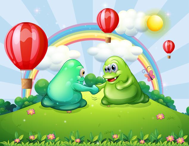 Pink monster rainbow friend vector art 20714727 Vector Art at Vecteezy