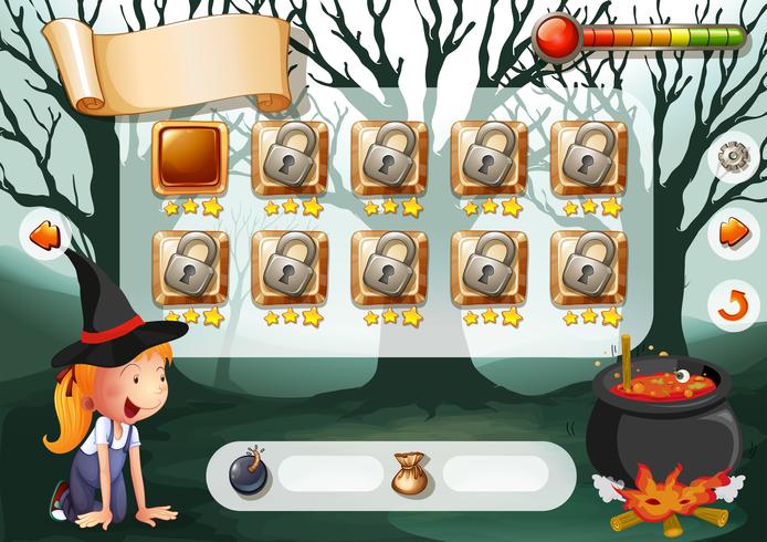 Halloween game vector