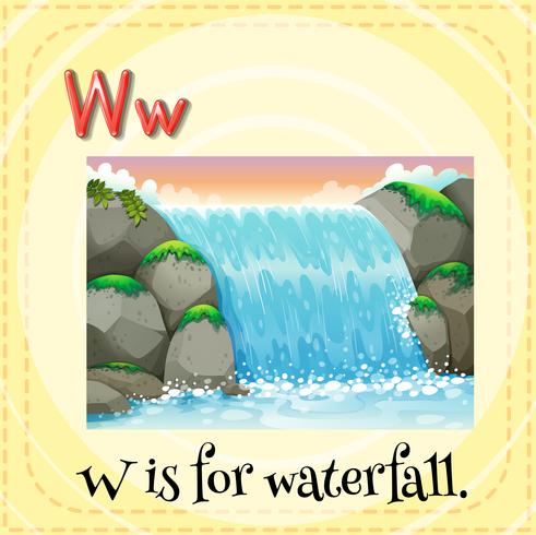 Waterfall vector