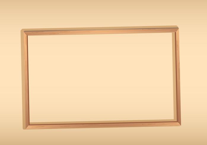 An empty framed signboard vector