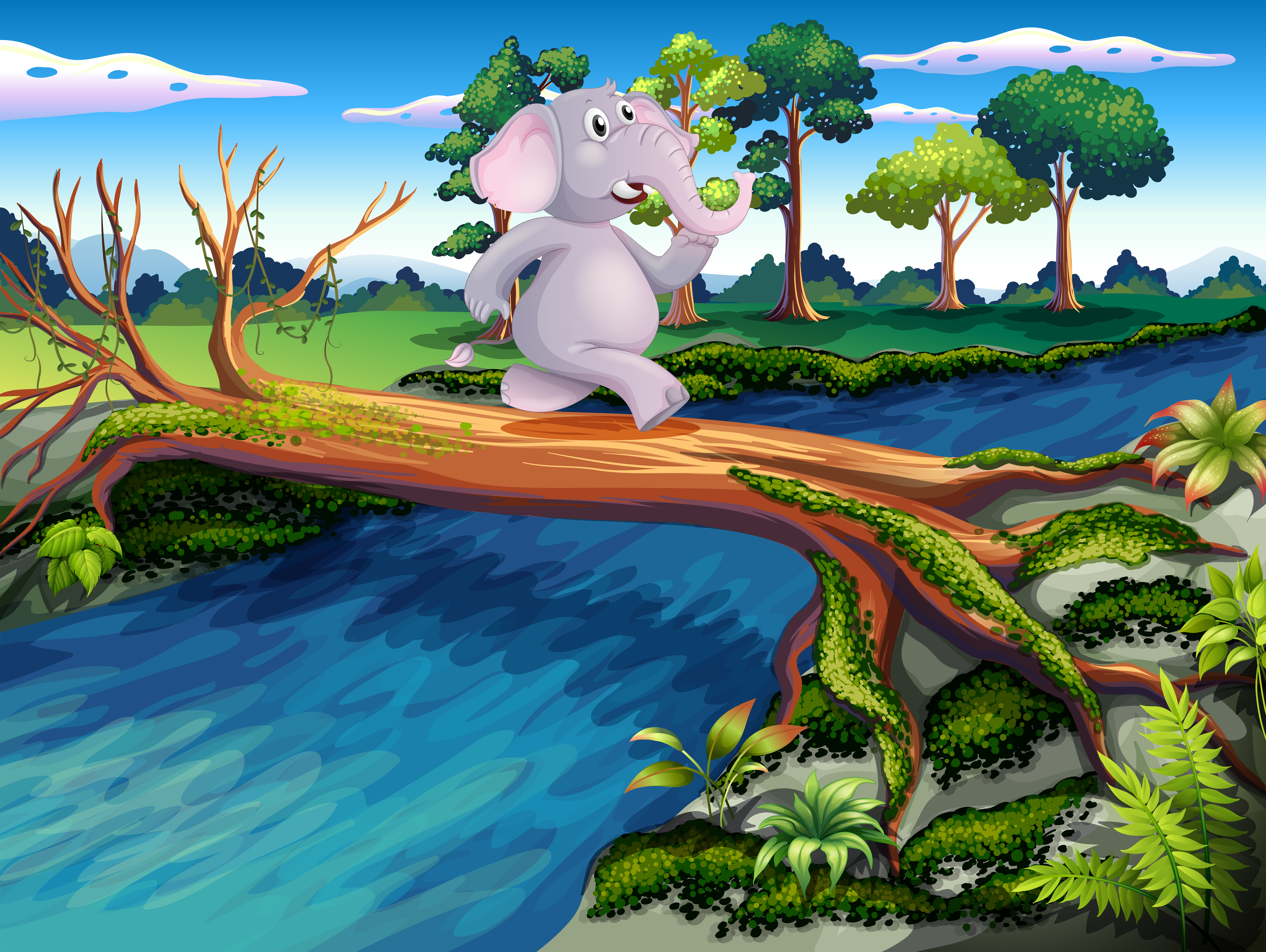 Free Free 161 Elephant Tree Svg SVG PNG EPS DXF File