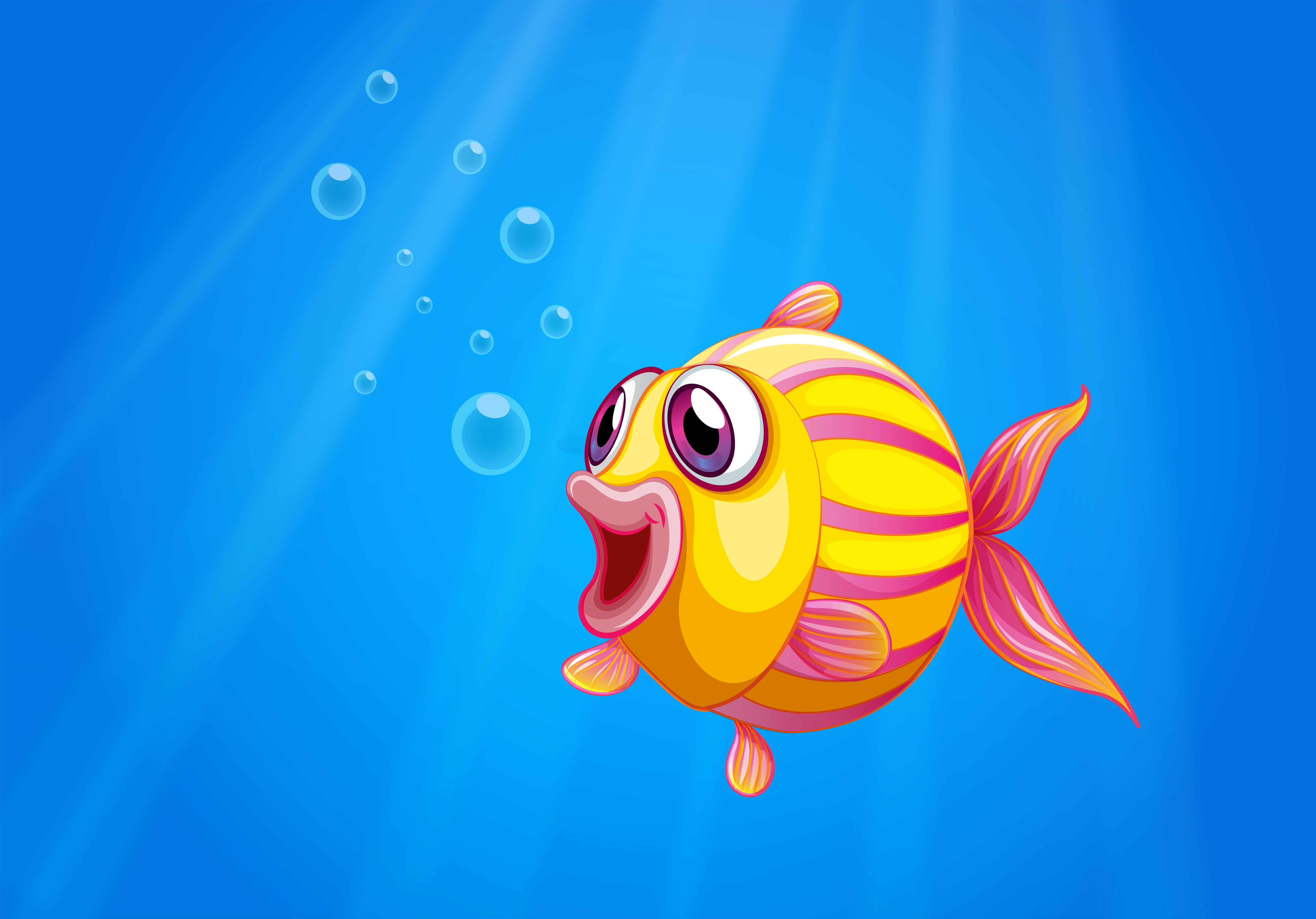 Download A colorful bubble fish under the sea - Download Free ...