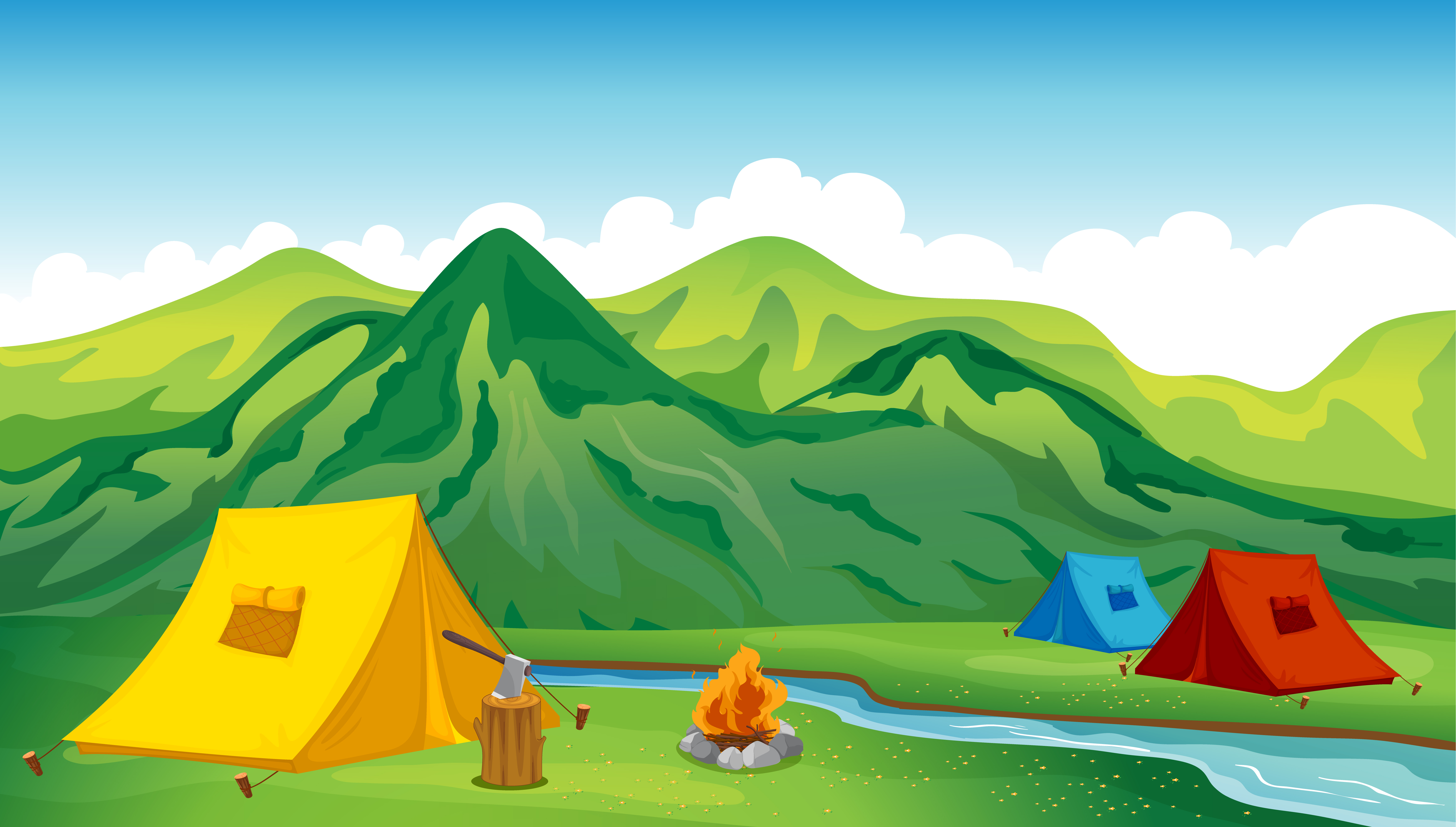 Camping tents - Download Free Vectors, Clipart Graphics & Vector Art