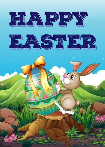 Easter bunny vector