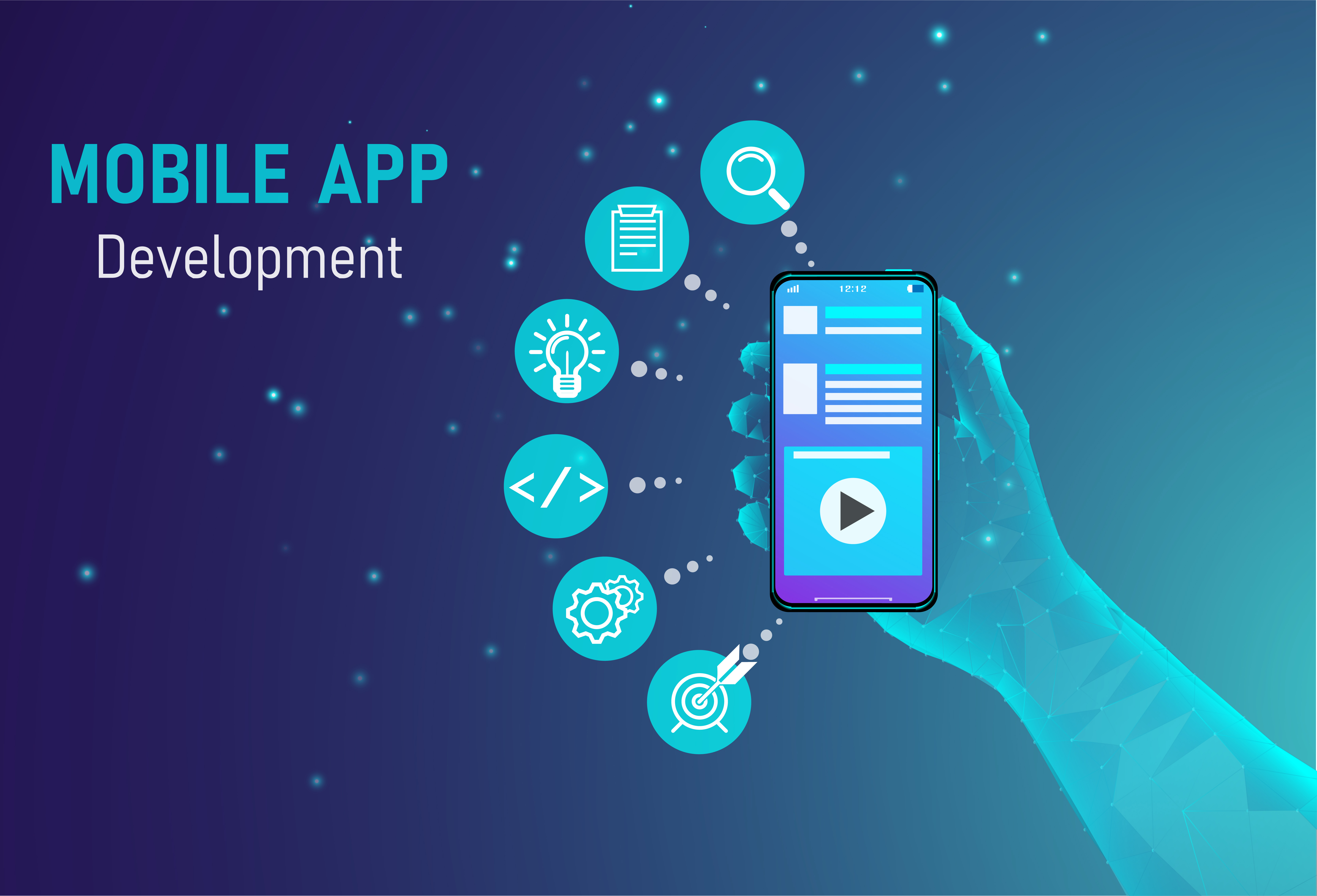 Mobile App Development Concept 523046 Vector Art At Vecteezy