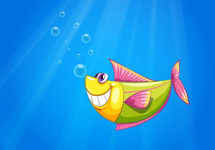 A fish in the sea