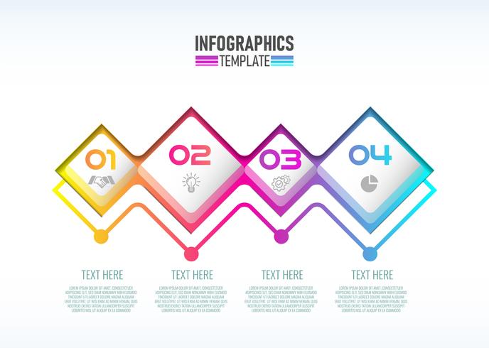 Vector modern Infographic 3d label, template design. 