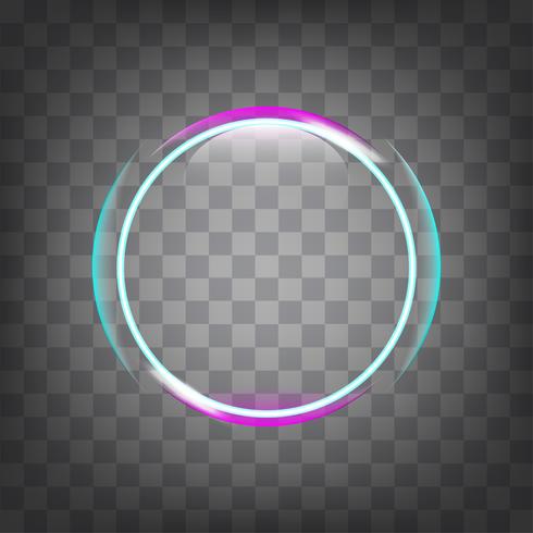 circle light effect. vector