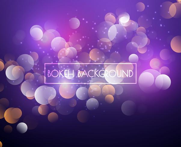 Creative Bokeh lights and glitter background Vector