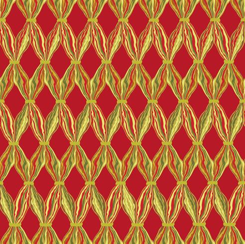 Abstract wavy line tile pattern. Wool fabric geometric ornament vector