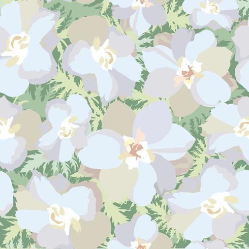 Floral seamless pattern. Flower background. vector