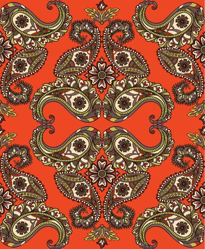 Floral seamless background. Oriental ornament. Flower pattern. vector