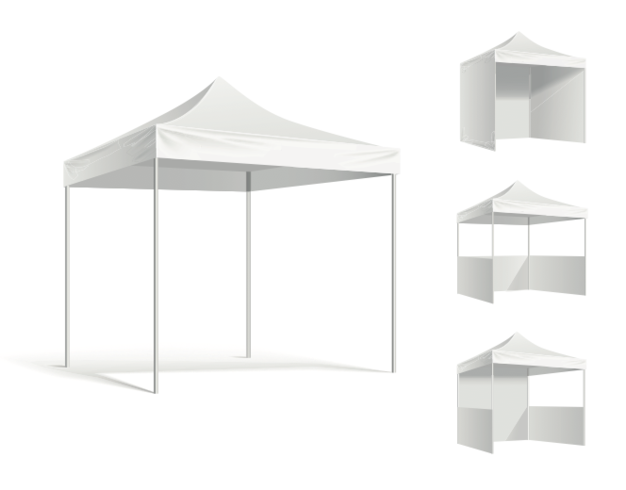 Exhibition tent mockup - vector - Download Free Vectors, Clipart Graphics & Vector Art