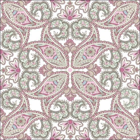 Floral seamless background. Oriental ornament. Flower pattern. vector