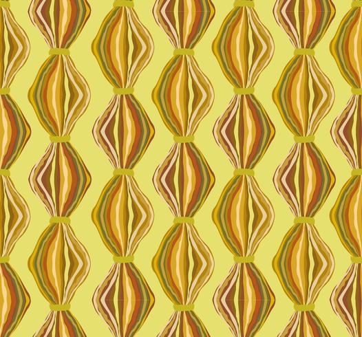 Abstract wavy line tile pattern. Wool fabric geometric ornament vector