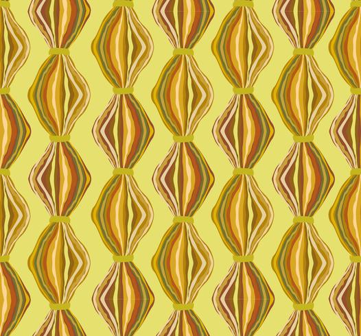 Abstract wavy line tile pattern. Wool fabric geometric ornament vector