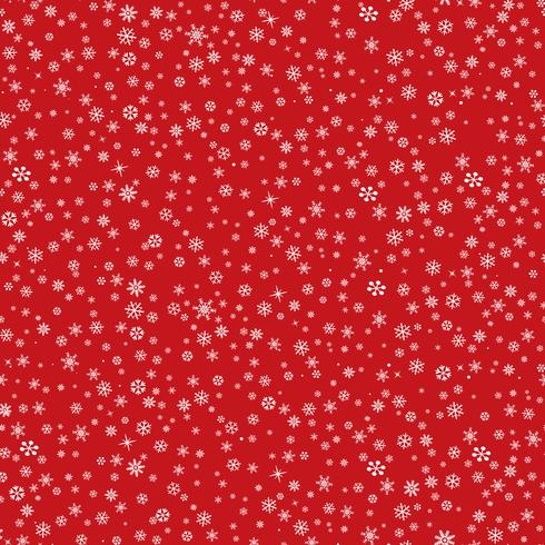 Snow seamless pattern Christmas Winter holiday background vector
