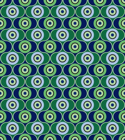 Abstract geometric pattern. Circle ornament. Polka dot tile ornament vector