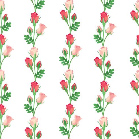 Floral seamless pattern. Flower background. Ornamental texture vector