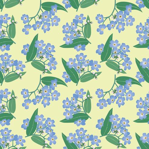 Floral seamless pattern. Flower background. vector