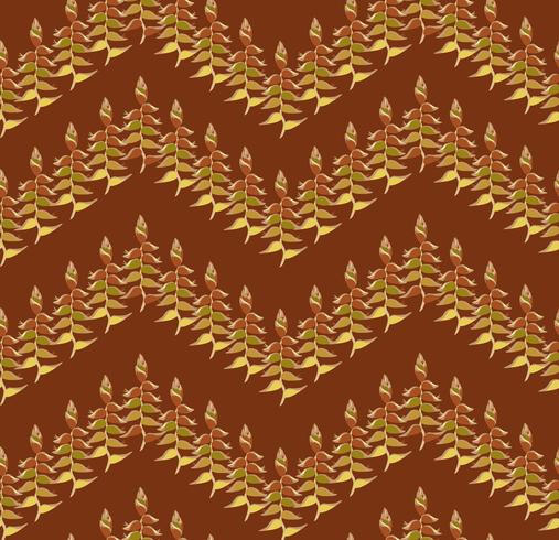 Abstract oriental floral tile pattern. Geometric ornament vector