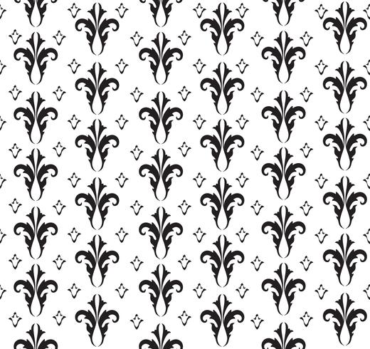 Seamless flower pattern. Abstract floral ornament. Brocade Texture vector