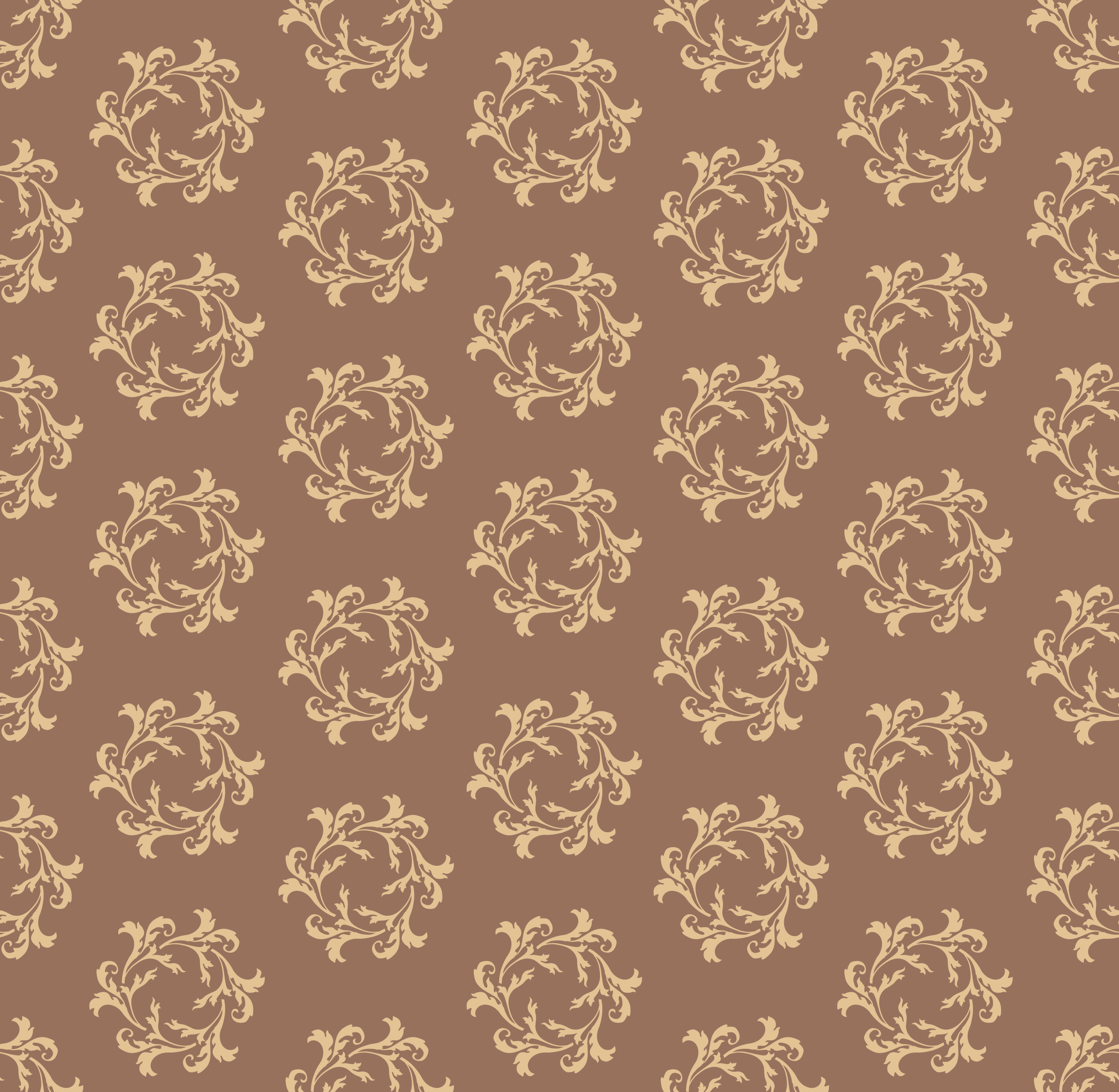 Seamless flower pattern. Abstract floral ornament. Brocade Texture