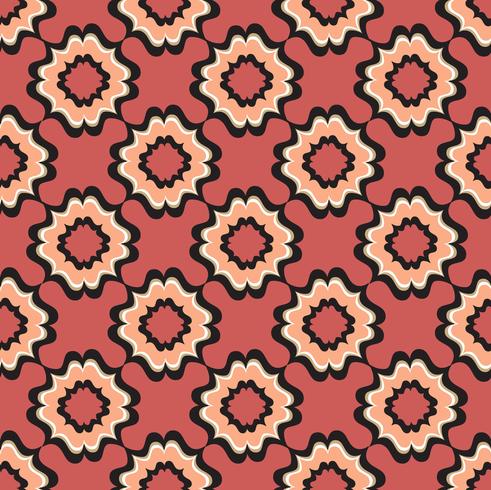 Seamless flower pattern. Abstract floral ornament. Oriental Texture vector