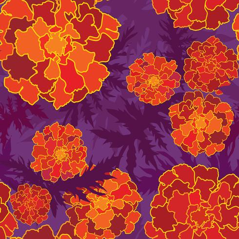 Floral seamless pattern. Flower background. Flourish garden texture vector