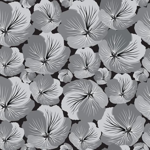 Floral seamless pattern. Flower background. Flourish garden texture vector