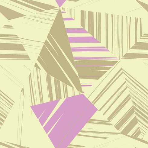 Abstract line seamless pattern. Geometric shape background vector