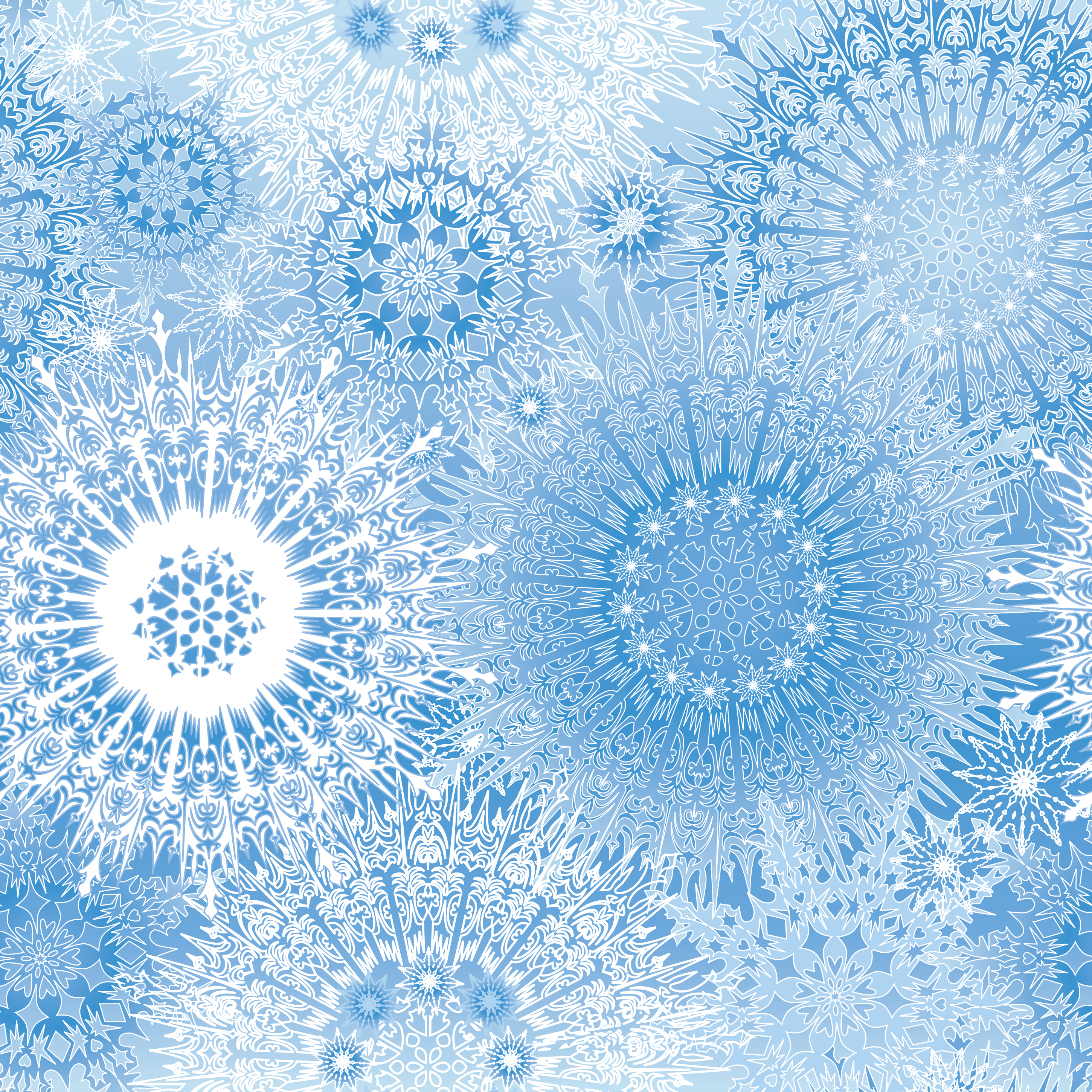 Snow pattern Christmas Winter holiday snowflakes
