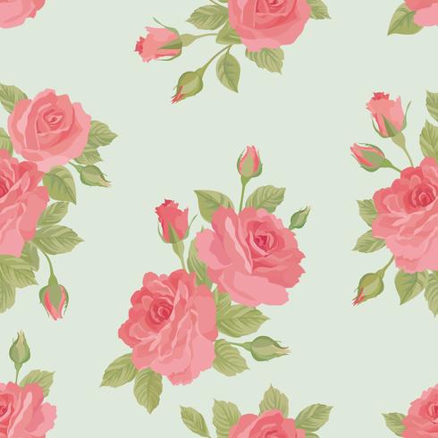 Floral seamless pattern. Flower background. Garden ornament vector