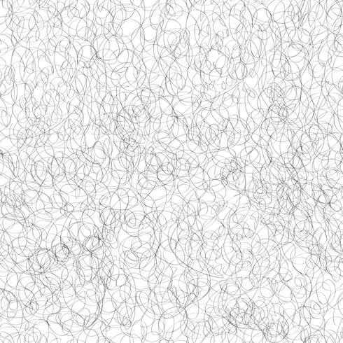 Abstract seamless pattern. Scribble chaotic line doodle texture vector