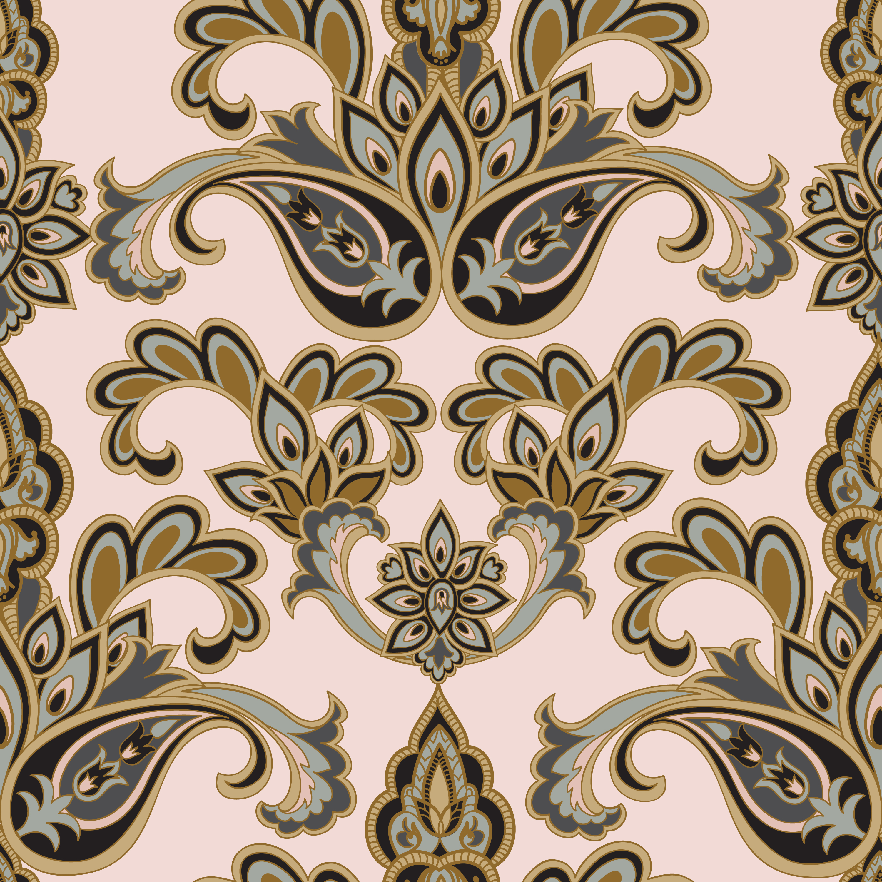 Floral Tiled Background Wallpaper Floral seamless pattern. Flower background. Floral seamless texture