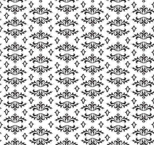 Seamless flower pattern. Abstract floral ornament. Brocade Texture vector