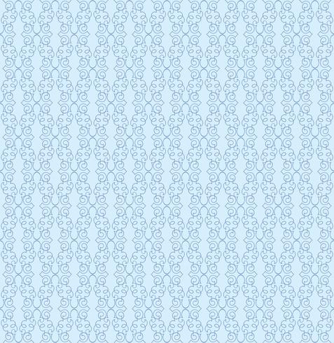 Oriental line pattern Abstract floral ornament Swirl fabric background vector
