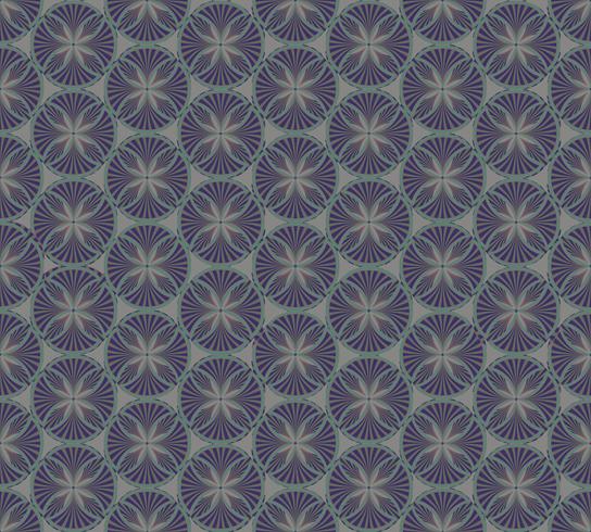 Fondo geométrico abstracto de la tela del ornamento floral del modelo geométrico abstracto vector