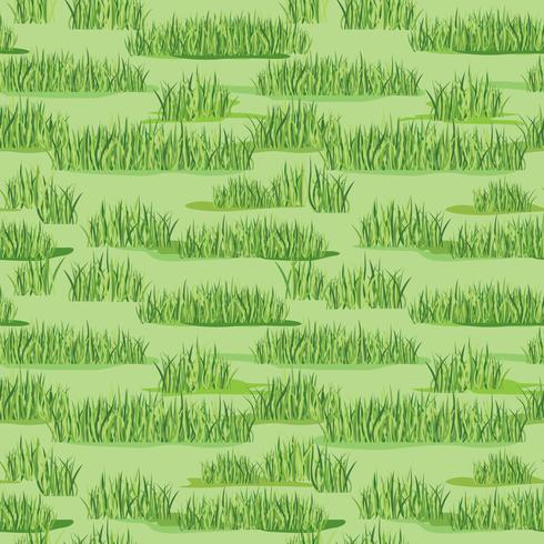 Floral seamless pattern with grass. Meadow tile backdrop vector