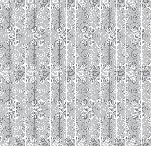 Abstract seamless pattern. Retro swirl line ornament. vector