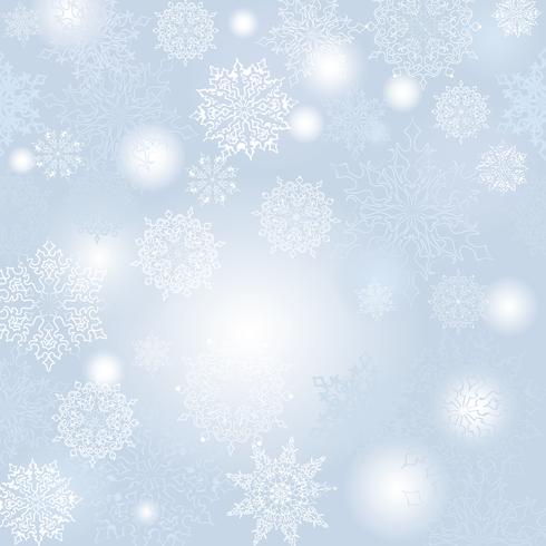 Patrón de desenfoque de nieve. Navidad fondo de invierno nevado naturaleza fondo vector