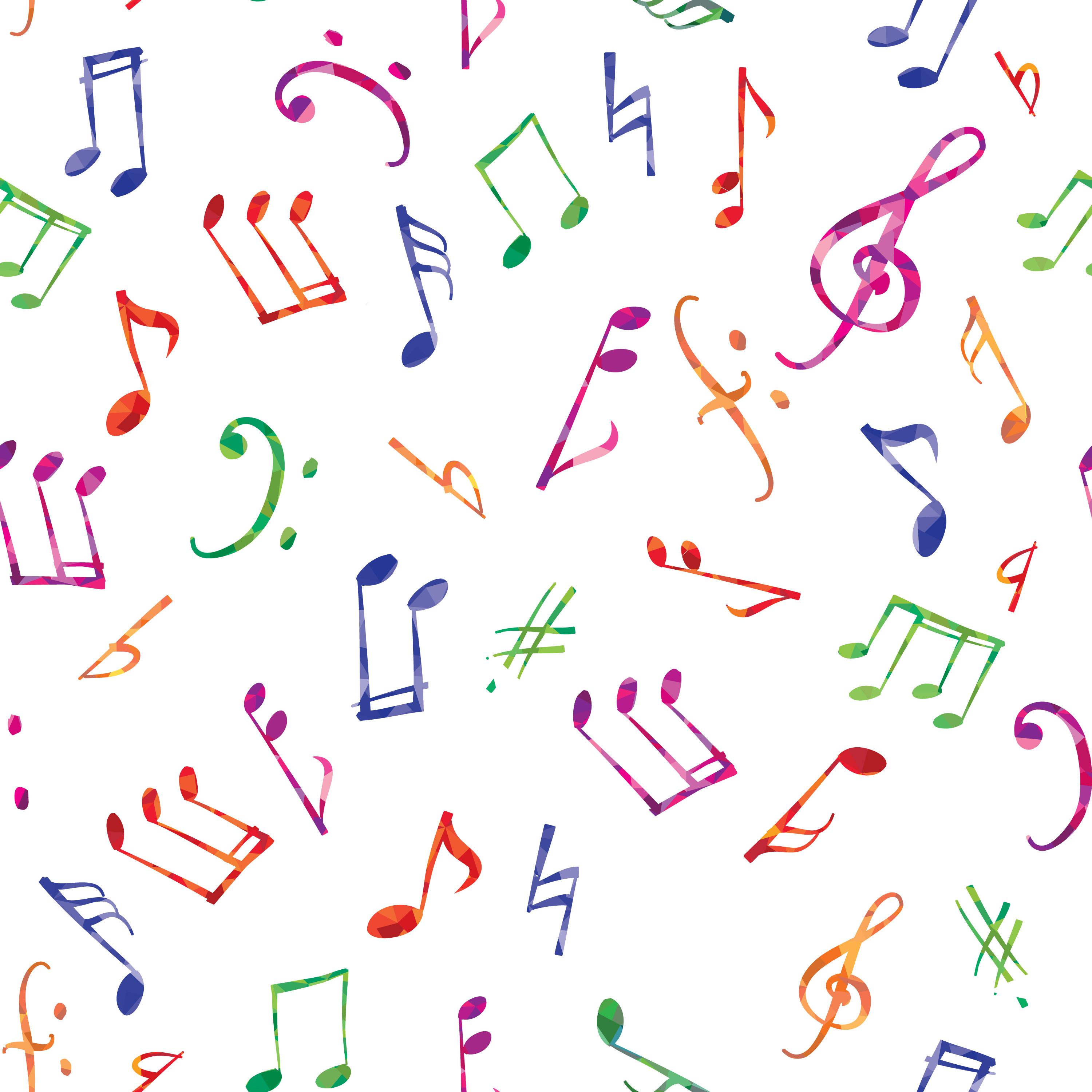 Free Music Note Patterns