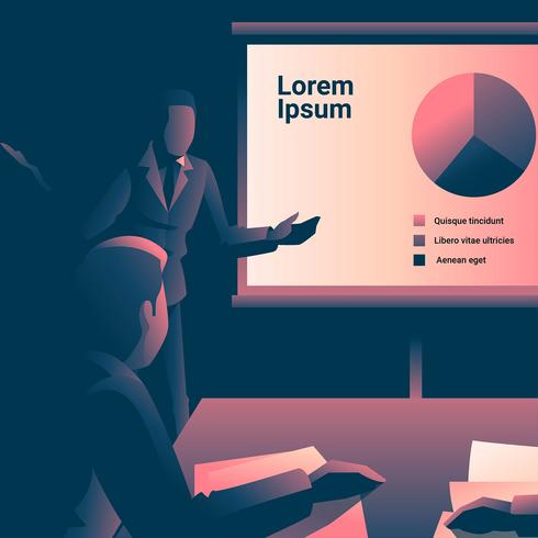 Office Presentation Illustration Vector